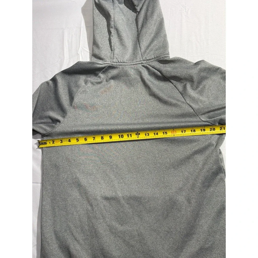 Nike Dri Fit‎ Logo Athletic Fit Hoodie Sweatshirt (Men's Small) Gray